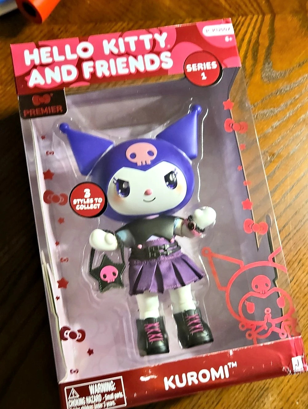 Jazwares Hello Kitty and Friends Kuromi Series 1 Kuromi Series 1 Boxed Doll